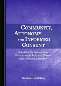 Enlarge image Cover: Community, Autonomy and Informed Consent - Cambridge Scholars Publishing