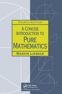 Abbildung von: A Concise Introduction to Pure Mathematics - Chapman & Hall/CRC