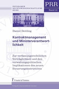 Cover: Kontraktmanagement und Ministerverantwortlichkeit - Frank & Timme