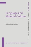 Cover: Language and Material Culture - John Benjamins Publishing Co
