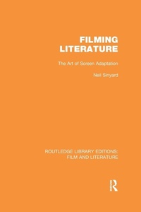Enlarge image Cover: Filming Literature - Routledge