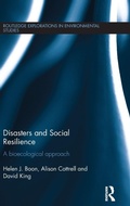 Cover: Disasters and Social Resilience - Routledge