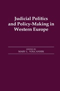 Cover: Judicial Politics and Policy-making in Western Europe - Routledge