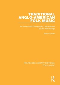 Abbildung von: Traditional Anglo-American Folk Music - Routledge