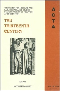 Enlarge image Cover: ACTA Volume #3 - Center for Medieval and Renaissance Studies