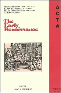 Enlarge image Cover: ACTA Volume #5 - Center for Medieval and Renaissance Studies
