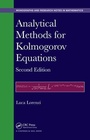 Cover: Analytical Methods for Kolmogorov Equations - Chapman & Hall/CRC