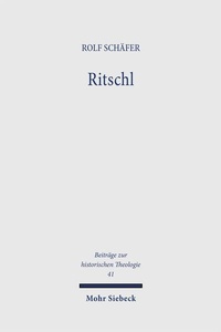 Enlarge image Cover: Ritschl - Mohr Siebeck