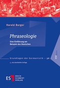 Cover: Phraseologie - Erich Schmidt Verlag