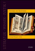Cover: Poetiken des Bl&auml;tterns - Georg Olms Verlag