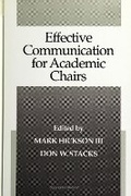 Cover: Effective Communication for Academic Chairs - State University of New York Press