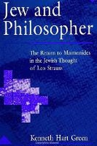 Enlarge image Cover: Jew and Philosopher - State University of New York Press