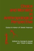 Bild: Choice and Morality in Anthropological Perspective - State University of New York Press
