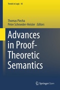 Cover: Advances in Proof-Theoretic Semantics - Springer