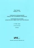 Cover: Arch&auml;ologische Arbeitsgemeinschaft Ostbayern /West- und S&uuml;db&ouml;hmen / Fines Transire. Arch&auml;ologische Arbeitsgemeinschaft Ostbayern /West- und S&uuml;db&ouml;hmen / Ober&ouml;sterreich - VML Vlg Marie Leidorf