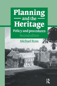 Bild: Planning and the Heritage - Routledge