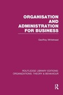 Bild: Organisation and Administration for Business (RLE: Organizations) - Routledge
