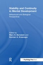 Cover: Stability and Continuity in Mental Development - Psychology Press Ltd