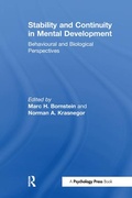 Cover: Stability and Continuity in Mental Development - Psychology Press Ltd