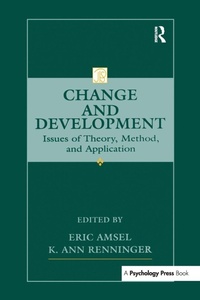 Enlarge image Cover: Change and Development - Psychology Press Ltd
