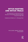 Cover: Witch Hunting and Witch Trials (RLE Witchcraft) - Routledge