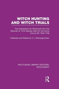 Cover: Witch Hunting and Witch Trials (RLE Witchcraft) - Routledge