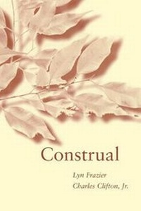 Abbildung von: Construal - Bradford Books