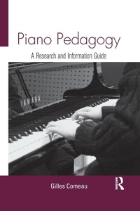 Abbildung von: Piano Pedagogy - Routledge