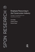Cover: Employee Resourcing in the Construction Industry - Routledge