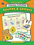 Cover: Full-Color Literacy Activities: Sounds & Letters - TEACHER CREATED RESOURCES