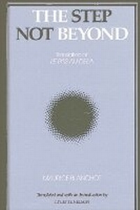 Enlarge image Cover: The Step Not Beyond - State University of New York Press