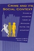 Cover: Crime and its Social Context - State University of New York Press