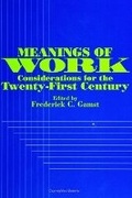 Cover: Meanings of Work - State University of New York Press