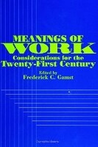 Enlarge image Cover: Meanings of Work - State University of New York Press