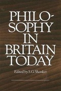 Cover: Philosophy in Britain Today - State University of New York Press