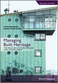 Cover: Managing Built Heritage - Wiley-Blackwell