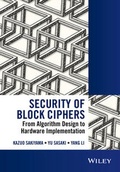 Cover: Security of Block Ciphers - Wiley