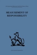Cover: Measurement of Responsibility - Routledge