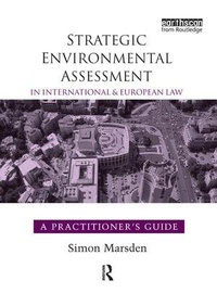 Abbildung von: Strategic Environmental Assessment in International and European Law - Routledge