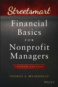 Cover: Streetsmart Financial Basics for Nonprofit Managers - Wiley