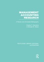 Cover: Management Accounting Research (RLE Accounting) - Routledge