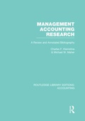 Cover: Management Accounting Research (RLE Accounting) - Routledge