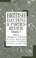 Cover: British Elections and Parties Review - Routledge