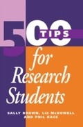 Cover: 500 Tips for Research Students - Routledge