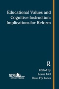Cover: Educational Values and Cognitive Instruction - Routledge