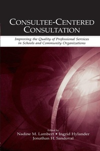 Enlarge image Cover: Consultee-Centered Consultation - Routledge