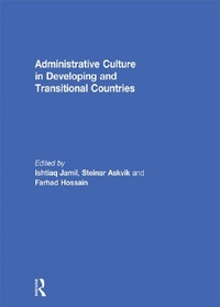 Enlarge image Cover: Administrative Culture in Developing and Transitional Countries - Routledge