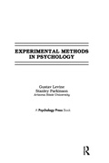 Bild: Experimental Methods in Psychology - Psychology Press Ltd