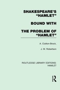 Cover: Shakespeare's Hamlet bound with The Problem of Hamlet - Routledge