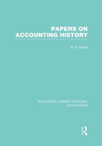 Abbildung von: Papers on Accounting History (RLE Accounting) - Routledge
